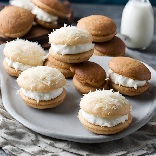 An image of Whoopie Pies filled with cream