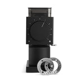 Ode Brew Grinder Gen 2 - Front View with Grinding Burrs