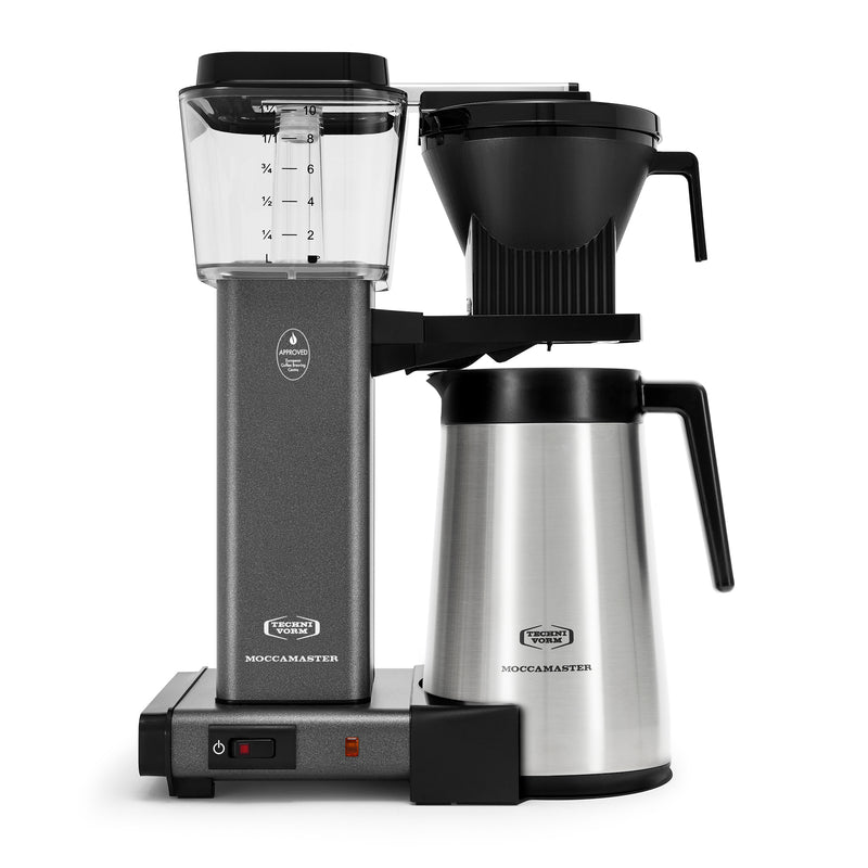 Moccamaster KBGT - Gun Metal - Stainless Steel Carafe