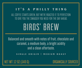 Birds' Brew description 