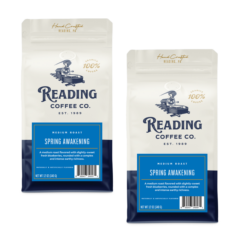 Two bags of Spring Awakening Coffee