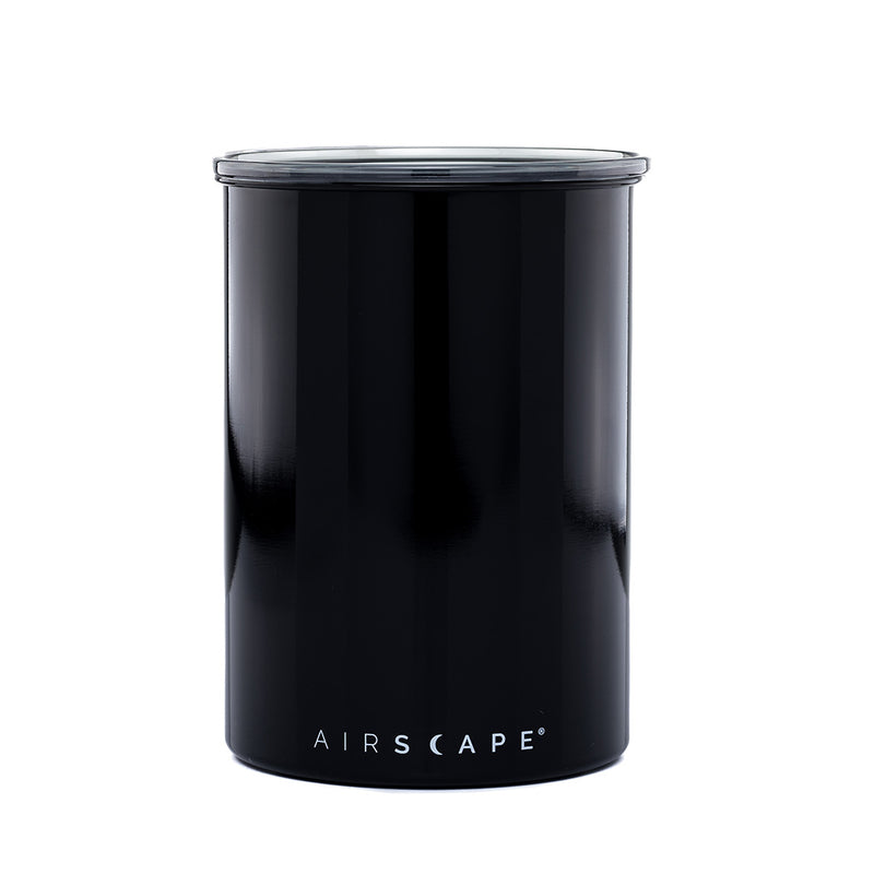 Airscape Class Stainless Steel Canister - Obsidian Black 7 in