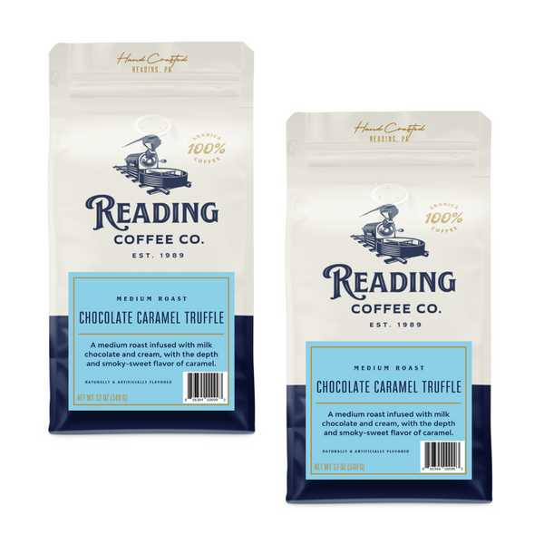 Two Bags of Chocolate Caramel Truffle Coffee