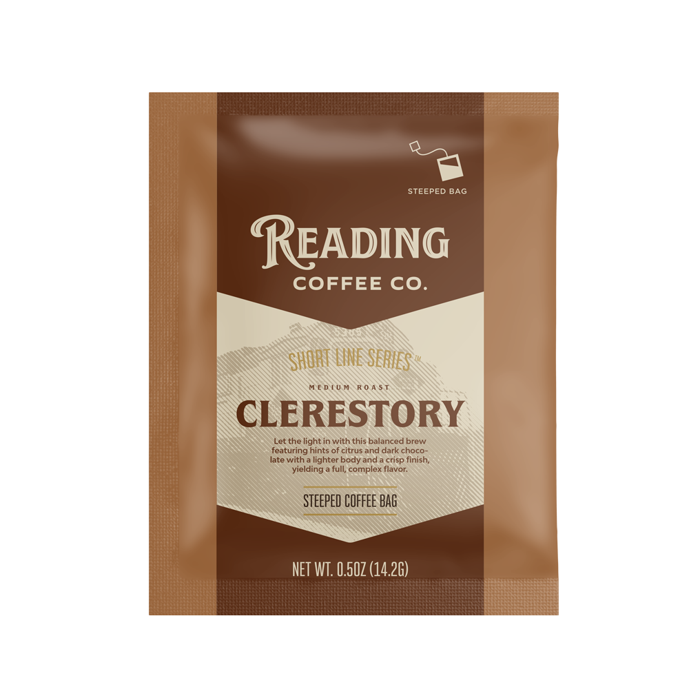 "Clerestory" Steeped Single Serve Coffee Reading Coffee Company