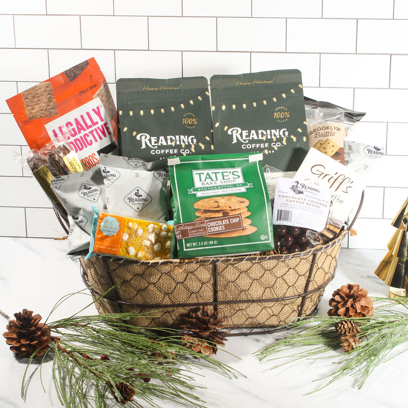 Artisan Coffee & Snack Gift Basket