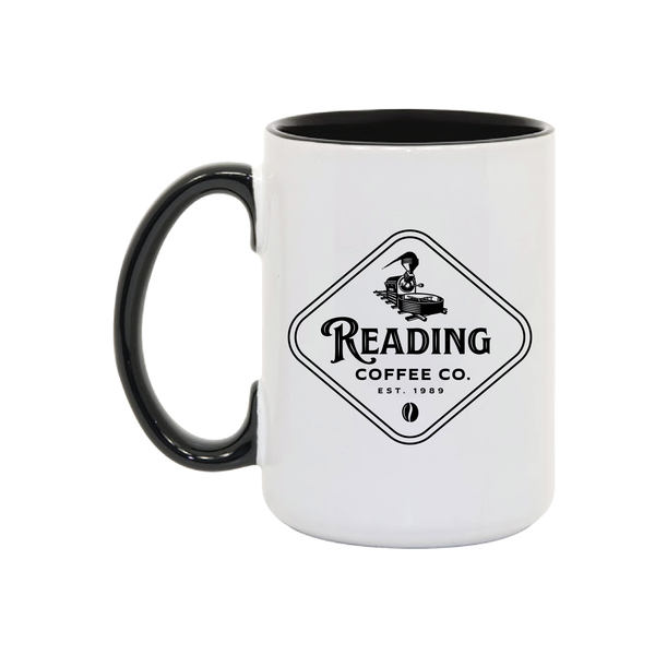 Reading Coffee Mug - 15 oz