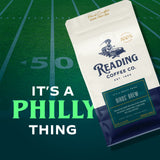 Birds' Brew Coffee on a football field